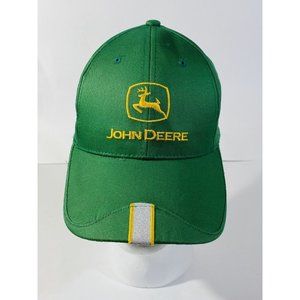 John Deere Green Hat Trucker Cap Strapback Adjustable One Sz Farm Tractor